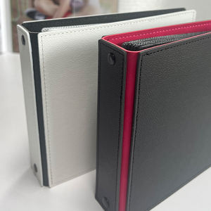 Personnalisé PU Haute Qualité Belle Organisé <span class=keywords><strong>CD</strong></span> Collection Stockage 10 Feuilles/paquet En Plastique Pages Intérieures <span class=keywords><strong>CD</strong></span> Album Reliure À Anneaux - Product Image 5