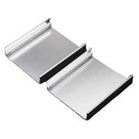 Boîtier électronique en aluminium à surface argentée, procédé de dessin, 100x88x38mm