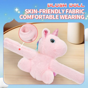 12Pcs Dễ Thương Phim Hoạt Hình Động Vật Unicorn Siêu Mềm Thú Nhồi Bông Căng Thẳng Cứu Trợ Thú Cưng Sang Trọng Búp Bê Tay Snap Tát Vỗ Tay Vòng Đeo Tay Đồ Chơi Cho Bé - Product Image 6