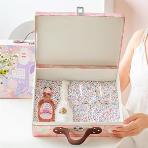 Estuche de transporte con tapa abatible de dibujos animados, caja de regalo de Navidad, cumpleaños, vacaciones, paquete para favores de fiesta, golosinas, almacenamiento de regalos - Product Image 3