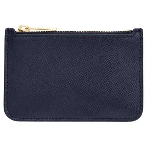 OEM ODM Saffiano-portefeuilles et porte-monnaie en cuir véritable pour femmes, porte-cartes de crédit avec fermeture éclair - Product Image 2