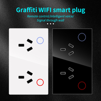 Enchufes de Pared Inteligentes Universales AU/US, USB A&C, Interruptor Táctil de Vidrio Templado, 100-240v, Memoria de Energía, Control Remoto, 15A 16A, Compatible con WiFi