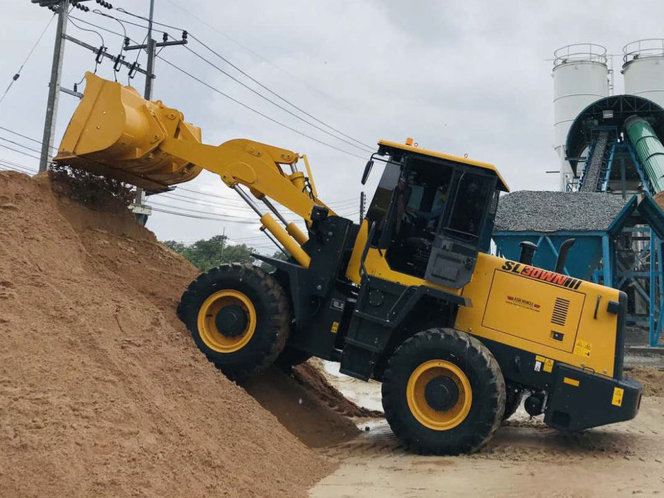 Front Loader Motor 3 Ton Boom Articulated Front Loader Farm Compact Wheel Loader with ...
