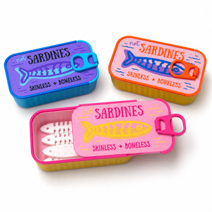 Portagioie a Forma di Sardina, Design 3D Senza Ossa, Organizzatore per Gioielli - Product Image 3