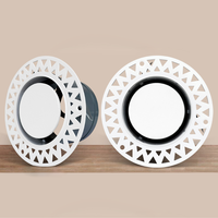 Nouveau diffuseur de plafond encastré sans cadre, rond, 150 mm 200 mm, pour système de ventilation, modèle 2026