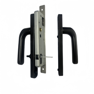 Set Maniglia per Porta Moderna di Alta Qualità in Alluminio Verniciato a Polvere Nero Opaco, Ambidestra, con Funzione Privacy e Facile Installazione <span class=keywords><strong>1</strong></span> - Product Image 2