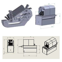 Friteuse automatique à tortillas de maïs haute performance 220V avec moteur