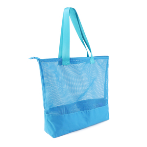 Borsa da donna di grande capacità <span class=keywords><strong>mare</strong></span> <span class=keywords><strong>estate</strong></span> spalla trasparente Tote Mesh borsa da spiaggia - Product Image 1