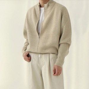 Benutzer definiertes Logo Herren Winter pullover Anti-Falten O-Ausschnitt Jacquard Fuzzy Strick Baumwolle Pullover Reiß verschluss <span class=keywords><strong>Senio</strong></span> Gebürstete Mohair Wolle - Product Image 4