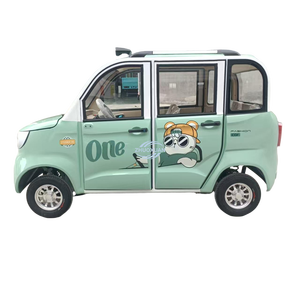 Voiture électrique 4 places vert menthe pour personnes âgées, mignonne et puissante pour les trajets quotidiens - Product Image 4