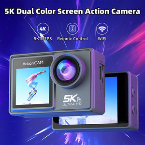 26MP 170 Degrés Grand Angle 30M Étanche WIFI Vlogging Caméra 5K Sports Action Caméra avec Vision Nocturne - Product Image 4