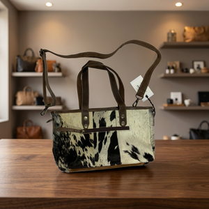 Pochette personnalisée en cuir véritable avec fermeture éclair, sacs à main légers grande capacité, imperméables, écologiques, style vintage à rayures pour femmes - Product Image 2