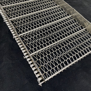 Sabuk Kawat Spiral Logam Anyaman Keseimbangan Penggerak Rantai Baja Tahan Karat 304 Suhu Tinggi untuk Oven Roti - Product Image 3