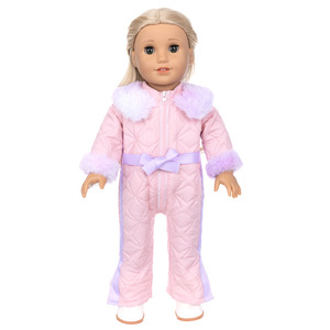 New <b>18</b> <b>inch</b> pretty girl <b>doll</b> <b>clothes</b> for winter, new plush small fragrant style <b>doll</b> <b>clothes</b> accessories wholesale - Product Image 5