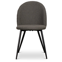 Chaise de salle à manger moderne et confortable avec dossier pour la maison, l'hôtel ou les négociations – Chaise de salle à manger simple et décontractée