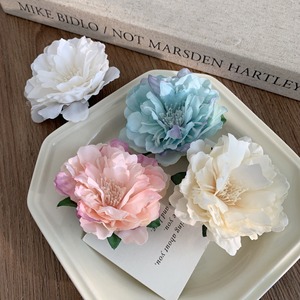 Verano primavera moda coreana Camelia flor pinzas para el cabello para niñas mujeres Vintage Clip lateral flequillo Horquillas para el cabello decoración de playa - Product Image 5