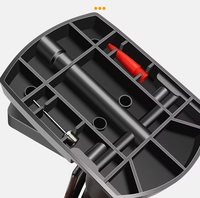 Gonfleur de pneus à commande au pied 160 PSI, pompe à air portable à cylindre unique avec manomètre pour gonflage des pneus de voiture, de vélo et de moto