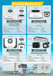 Unité de climatisation automatique avec compresseur scroll, climatiseur pour <span class=keywords><strong>camping</strong></span>-<span class=keywords><strong>car</strong></span> AC.161.139 DC 48V 24V <span class=keywords><strong>12V</strong></span> pour <span class=keywords><strong>camping</strong></span>-<span class=keywords><strong>car</strong></span> - Product Image 5