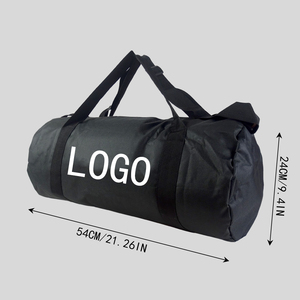 MOQ 100 Pcs Atacado Grande Capacidade Sports Duffel Bag com Logotipo Personalizado Moda Dobrável Viagem Bagagem Promoção Barato - Product Image 2