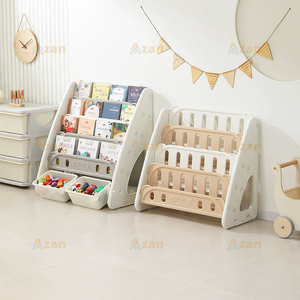 Étagère à Livres pour Enfants en Forme de <span class=keywords><strong>Voilier</strong></span>, 2-en-1, Rangement Jouets et Livres, Matériau HDPE, pour Maison et Crèche, Vente en Gros - Product Image 4