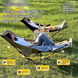 Silla Luna Moderna, Plegable y Ajustable, Ligera, para Camping, Portátil, con Reposapiés Reclinable, Cuatro Posiciones para Sentarse y Recostarse, para Descansos - Product Image 3