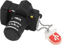 Gitra Clé USB en PVC personnalisée en forme de caméra Clé USB avec chaîne à billes Promotions Cadeaux promotionnels