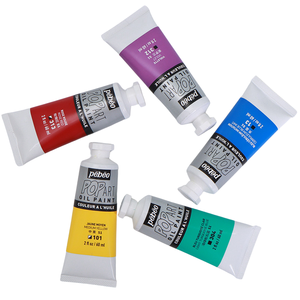 Pebeo France Pop Art 60 мл масляная краска стартовый набор 24 быстросохнущих непотрескивающих цветов в стиле Ван Гога для студентов на холсте - Product Image 4