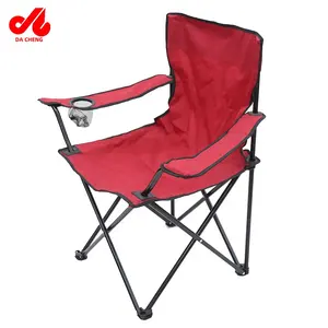 DC-8016B de aleación de aluminio plegable para pesca, asiento portátil con logotipo personalizado, ligero, para viajes, senderismo y Camping