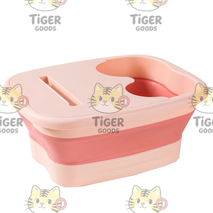 Bassin de massage pliable pour les pieds en <span class=keywords><strong>plastique</strong></span> avec poignée – <span class=keywords><strong>Bain</strong></span> de pieds domestique pour adultes – Offre spéciale - Product Image 1