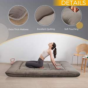 Châu Âu Tatami futon giường và nệm truyền thống Nhật Bản Nhật Bản sàn futon sofa nệm Tatami có thể gập lại với Polyester Bìa - Product Image 3