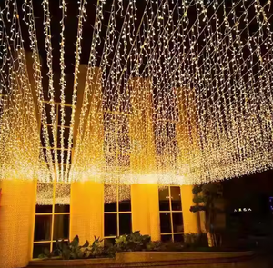 Wholesale Outdoor Waterproof <strong>LED</strong> Curtain <strong>Strings</strong> <strong>for</strong> Holiday Lighting <strong>Festival</strong> Decorative <strong>Light</strong> - Product Image 2