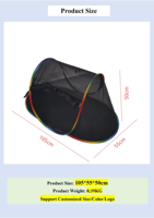 Tente de jeu portable pour animaux de compagnie, respirante, pour l'été, pour le camping en plein air, avec sac de transport pour chats, chiens, lapins, maison pour animaux de compagnie avec filet en maille