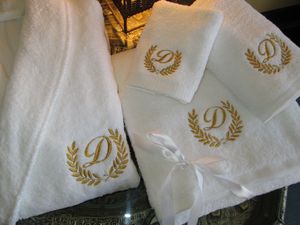 Accappatoio <span class=keywords><strong>e</strong></span> asciugamano da donna in cotone di lusso per Hotel - Product Image 3