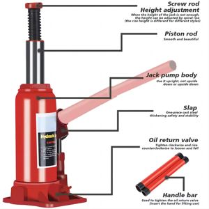 Pro Lift 2 3 5 8 10 16 <span class=keywords><strong>Cric</strong></span> hydraulique <span class=keywords><strong>compact</strong></span> de 20 tonnes pour les réparations rapides sur les véhicules tout-terrain - Product Image 3