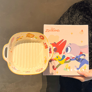 Assiette à dîner en céramique <span class=keywords><strong>de</strong></span> dessin animé Disney, <span class=keywords><strong>plaque</strong></span> à pâtisserie pour la maison, les fêtes, le <span class=keywords><strong>bureau</strong></span> et cadeau <span class=keywords><strong>de</strong></span> Noël - Product Image 4
