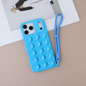 <span class=keywords><strong>Coque</strong></span> de téléphone souple en <span class=keywords><strong>silicone</strong></span> pour iPhone 16 15 14 Pro Max avec anneau de maintien et ventouse inclus, compatible avec iPhone 13 12 11 - Product Image 3