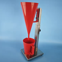 Viscosimètre électronique à entonnoir Kit de test de boue pour fluides de forage Viscomètre API MARSH ENTONNOIR EN PLASTIQUE