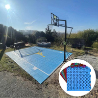 Mswrch — tapis de sol de sport en plastique PP de haute résistance, tapis de basket-ball, carreaux de cour