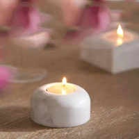 Bocaux à bougies en verre marbré, vente en gros, supports de bougies en verre coloré pour la maison, décoration de table, aromathérapie