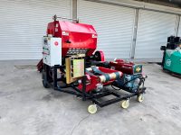 Mini-presse à balles rondes et enrouleuse de foin avec moteur et composants PLC, facile à utiliser, garantie 1 an