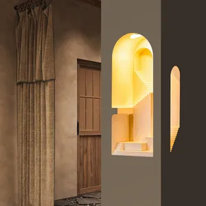 Lampada da Parete LED Intelligente - Design a Incasso in Gesso per Camera da Letto, Luminosità Regolabile, Luce Bianca Calda, Controllo App/WiFi - Product Image 1
