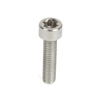Vis à tête fraisée hexalobulaire Torx en acier inoxydable 304 A2-70 de haute qualité, revêtues de cire