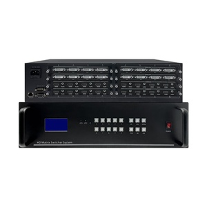 Micagent Conmutador de Video DVI Enchufable 16x16 con Conmutación Continua en Tiempo Real, Matriz Híbrida de Resolución 4K y Control Remoto - Product Image 1
