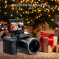 NBD Nouveau Design Double Batterie Webcam Streaming en Direct 4K Enregistrement Vidéo Processeur d'Imagerie Vlog Appareil Photo Numérique avec Zoom 16x