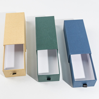 Boîte Cadeau Coulissante de Luxe Rigide en Carton avec Logo Personnalisé pour Lunettes et Lunettes de Soleil, en Papier Kraft Populaire avec Logo Personnalisé