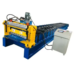 Stalen rolluik deur koude roll forming machine/garagedeur productielijn