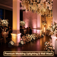 Équipement d'éclairage de scène professionnel DMX512, 18 projecteurs LED PAR 10W RGBW, pour DJ, discothèque, salle de mariage, indice de protection IP33, stroboscope