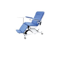 Lit de massage multifonctionnel en PU de type EM-BC180, fauteuil de prélèvement sanguin électrique, hauteur réglable, utilisation commerciale pour la collecte de sang