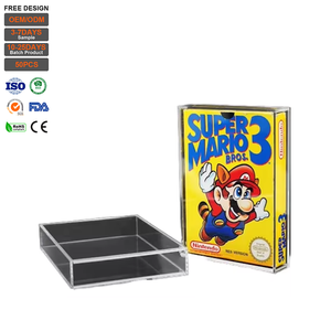 Estuche <span class=keywords><strong>de</strong></span> exhibición <span class=keywords><strong>de</strong></span> acrílico moderno y ecológico para discos <span class=keywords><strong>de</strong></span> videojuegos <span class=keywords><strong>de</strong></span> PlayStation 3, <span class=keywords><strong>4</strong></span>, 5 y Nintendo Switch 2, Super Accesorios - Product Image 1