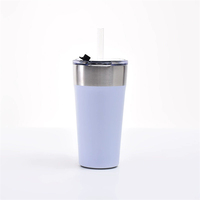 Vente en gros de tasses à café isothermes personnalisées mignonnes avec couvercle, gobelets en acier inoxydable à double paroi personnalisés de 20 oz (600 ml)